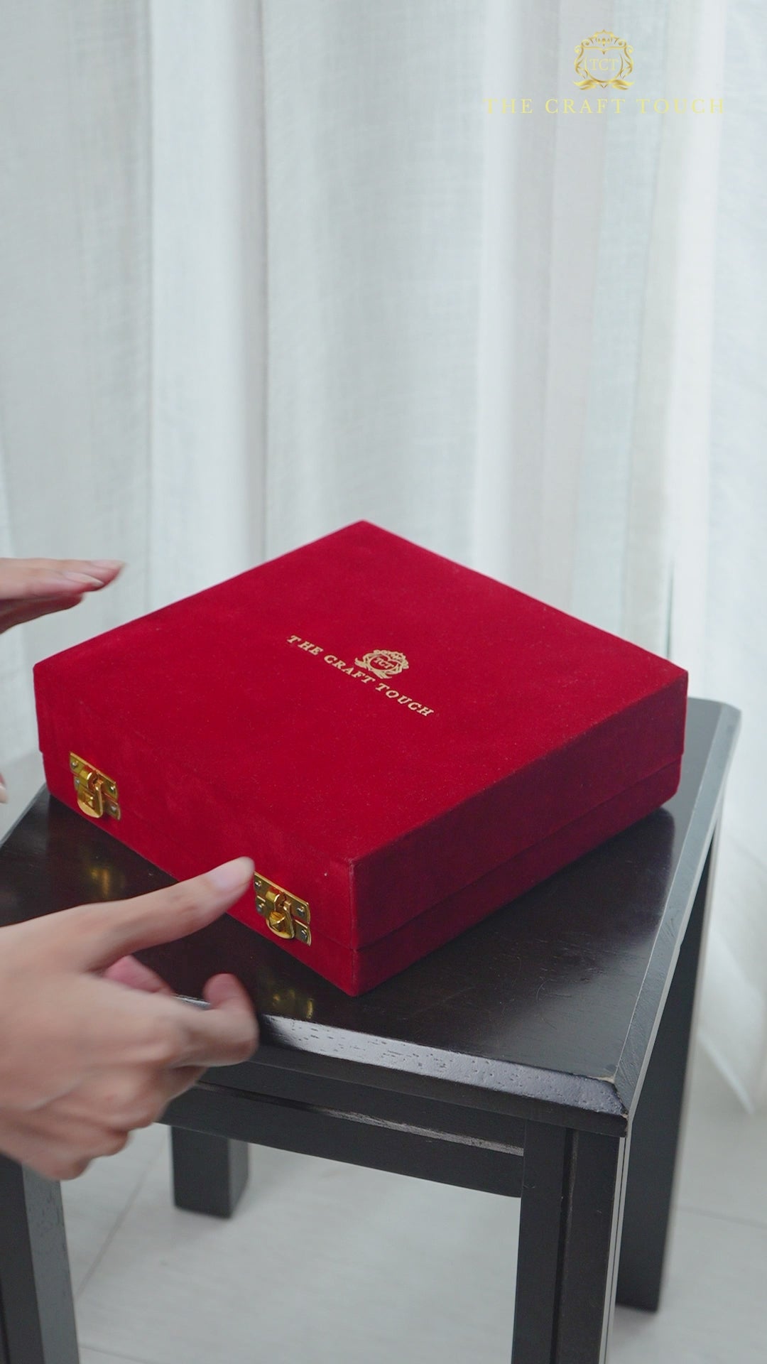 Handcrafted White Marble Art Plate – Gold Elephant Design 6inch (With Velvet Box)