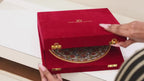 Traditional Elephant Marble Art Plate with Intricate Floral Design
