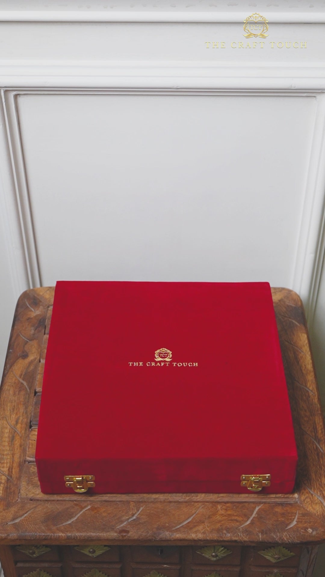 Handcrafted Marble Art Plate – Elephant Design with Gold & Floral Motif 9inch (With Velvet Box)